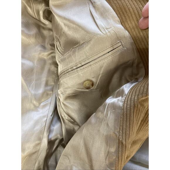 Orvis Mens Vtg Corduroy Sport Coat Sz 42R Tan Blazer Jacket Elbow Patch’s 90s - Picture 11 of 15